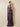 Stretch Satin Ruched Strapless Mermaid Bridemaid Dress with Scarf in Plum