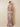 Dusty Rose Stretch Satin Ruched Strapless Mermaid Long Bridemaid Dress with Scarf