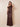 Off the Shoulder Stretch Satin Floor Length Sheath Bridesmaid Dress in Brown