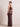 One Shoulder Floor Length Satin Mermaid Bridesmaid Dress in Brown