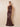 One Shoulder Floor Length Satin Mermaid Bridesmaid Dress in Brown