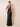 Stretch Satin Cowl Neck Sheath Maxi Bridesmaid Dress