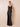 Stretch Satin Cowl Neck Sheath Maxi Bridesmaid Dress