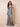 Cowl Neck Spaghetti Strap Silk Satin Bridesmaid Dress with Slit