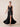 Halter V-Neck Floor Length Satin Bridesmaid Dress with Slit