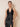 Halter V-Neck Floor Length Satin Bridesmaid Dress with Slit