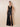 Halter V-Neck Floor Length Satin Bridesmaid Dress with Slit