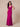 Halter V-Neck Crossed Corset Chiffon Maxi Bridesmaid Dress
