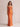 Yellow Spaghetti Straps Satin Sheath Long Bridesmaid Dress
