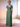 Short Sleeves Backless Sheath V-Neck Bridesmaid Dress - Emerald Green
