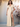 Short Sleeves V-Neck Bridesmaid Dress With Split - Champagne