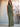 Halter Sheath Backless Bridesmaid Dress With Slit - Sage Green