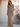Hand Made Flower Off Shoulder Sheath Bridesmaid Dress - Dusty Rose