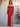 Off Shoulder Sheath Bridesmaid Dress With Slit-Red