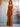 Square Sheath Floor Length Bridesmaid Dress With Split - Burnt Orange