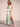 Satin Floral Printing Sheath Bridesmaid Dress With Slit - Sage Floral