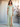 Short Sleeves Square Sheath Bridesmaid Dress With Slit