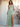 Tank Top Ruffle Satin Bridesmaid Dress With Belt - Olive Green