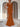 Ruffle Sheath Backless Long Bridesmaid Dress - Burnt Orange