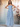 Square A Line Bridesmaid Dress With Bow-Baby Blue