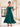 Burgundy Velvet Off-Shoulder Bow Tie-Strap A-Line Midi Bridesmaid Dress