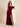 One-Shoulder Velvet Maxi Bridesmaid Dress With High Slit