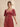 Square Neck Velvet A-Line Pleated Bridesmaid Dress With Flutter Sleeve