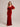 Square Neck Velvet A-Line Pleated Bridesmaid Dress With Flutter Sleeve