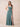V-Neck Sleeveless Velvet Maxi Bridesmaid Dress with Leg Slit in Dusty Blue