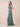 V-Neck Sleeveless Velvet Maxi Bridesmaid Dress with Leg Slit in Dusty Blue
