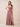 V-Neck Sleeveless Velvet Maxi Bridesmaid Dress with Leg Slit in Dusty Rose