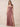 V-Neck Sleeveless Velvet Maxi Bridesmaid Dress with Leg Slit in Dusty Rose