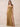 V-Neck Sleeveless Velvet Maxi Bridesmaid Dress with Leg Slit in Gold