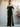 Velvet Sheath Off Shoulder Bridesmaid Dress With Split - Emerald Green