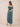 Off Shoulder Velvet Ruched Midi Bridesmaid Dress with Slit in Dusty Blue