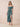 Off Shoulder Velvet Ruched Midi Bridesmaid Dress with Slit in Dusty Blue