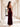 Dark Red Sweetheart Velvet Mermaid Long Bridesmaid Dress with Bow