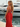 3D Rose Strapless Ruched Sheer Bodice Mermaid Long Prom Dress With Split in Red