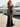 3D Rose Strapless Ruched Sheer Bodice Mermaid Long Prom Dress With Split in Black