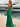3D Rose Strapless Ruched Sheer Bodice Mermaid Long Prom Dress With Split in Emerald Green