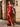 One Shoulder Bodice Elegant Sheath Prom Dress With Split - Red