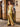 One Shoulder Bodice Elegant Sheath Prom Dress With Split - Gold