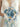Elegant Blue Teardrop Shape Artificial Flower Bouquet - Blue