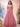 Off Shoulder Bodice Embroidery Lace Ball Gown Evening Dress - Dusty Pink