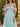 Off Shoulder Bodice Embroidery Lace Ball Gown Evening Dress in Baby Blue