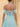 Off Shoulder Bodice Embroidery Lace Ball Gown Evening Dress in Baby Blue