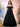 Off Shoulder Bodice Embroidery Lace Ball Gown Evening Dress - Black