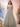 Off Shoulder Bodice Embroidery Lace Ball Gown Evening Dress - Light Grey