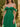 Off Shoulder Bodice Embroidery Lace Ball Gown Evening Dress in Emerald Green
