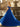 Off Shoulder Bodice Embroidery Lace Ball Gown Evening Dress - Royal Blue